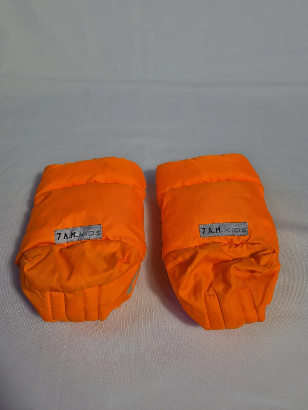 7 A.M. Enfant Kids Mittens in Bright Orange